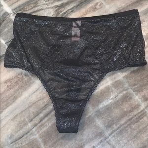 NWOT Victoria’s Secret high waist glitter thong